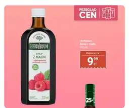 Biedronka Syrop Herbarium z malin oferta