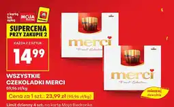 Biedronka Czekoladki Merci wszystkie rodzaje Storck oferta
