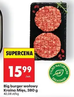 Biedronka Big burger wołowy Kraina Mięs oferta