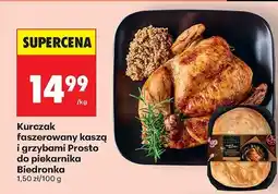 Biedronka Kurczak faszerowany kaszą i grzybami Prosto do piekarnika Biedronka oferta