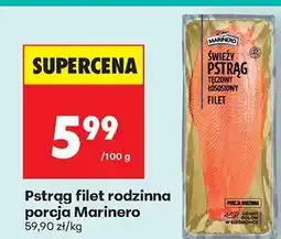 Biedronka Pstrąg filet rodzinna porcja Marinero oferta