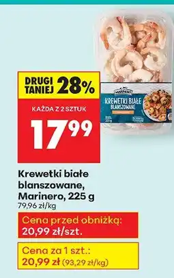 Biedronka Krewetki białe blanszowane Marinero oferta