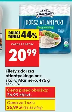 Biedronka Filety z dorsza atlantyckiego bez skóry Marinero oferta