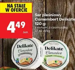 Biedronka Ser pleśniowy Camembert z ziołami Delikate oferta