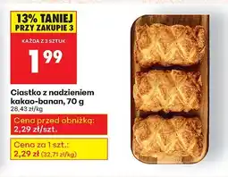 Biedronka Ciastko z nadzieniem kakao-banan Biedronka oferta