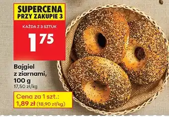 Biedronka Bajgiel z ziarnami Biedronka oferta