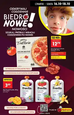 Biedronka Skyr Pouch Fruvita (mango marakuja, truskawka, wanilia) oferta