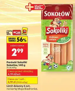 Biedronka Parówki Sokoliki Sokołów oferta