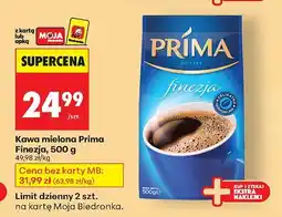 Biedronka Kawa mielona Finezja Prima oferta