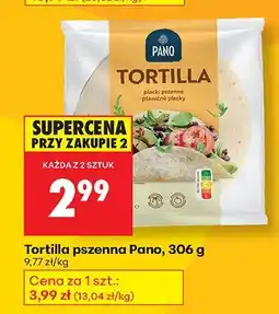 Biedronka Tortilla pszenna Pano oferta