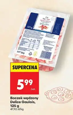 Biedronka Boczek wędzony Delice Gaulois oferta