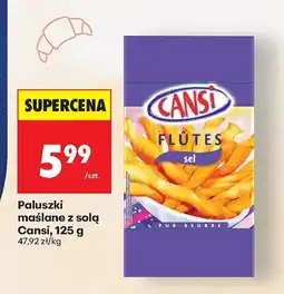 Biedronka Paluszki maślane z solą Cansi oferta