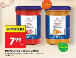 Biedronka Dżem truskawka z różą Delice Gaulois oferta