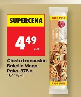 Biedronka Ciasto francuskie Bakello Mega Paka oferta
