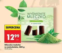 Biedronka Mleczko matcha w czekoladzie oferta