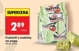 Biedronka Cukierki z matchą na wagę Matcha oferta