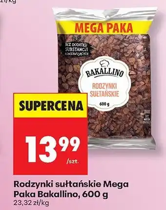 Rodzynki sułtańskie Mega Paka Bakallino