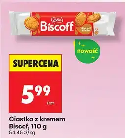 Biedronka Ciastka z kremem Biscoff oferta