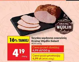 Biedronka Szynka wędzona czereśnią Kraina Wędlin Select oferta