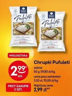 Żabka Chrupki Pufuleti solone oferta