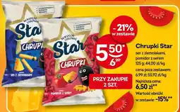 Żabka Chrupki Star ser z ziemniakami, pomidor z serem oferta