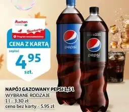 Auchan Napój Pepsi Zero oferta