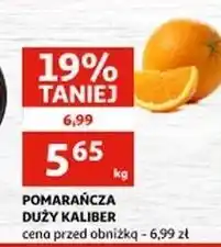 Auchan Pomarańcze duży kaliber oferta