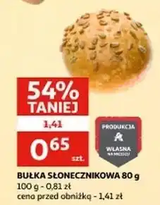Auchan Bułka słonecznikowa Auchan oferta