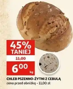 Auchan Chleb pszenno-żytni z cebulą oferta