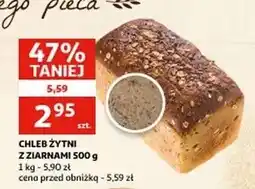 Auchan Chleb żytni z ziarnem oferta