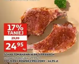 Auchan Schab tomahawk pieczony oferta
