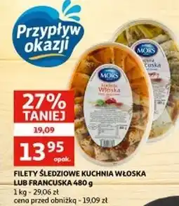 Auchan Filety śledizowe - kuchnia francuska Mors Ryby oferta