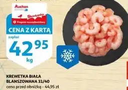 Auchan Krewetka biała 31/40 oferta