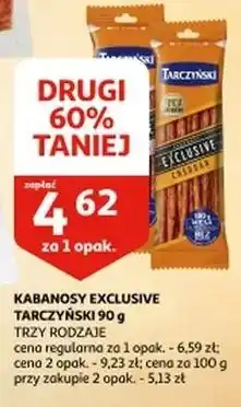 Auchan Kabanos cielęcy Tarczyński Exclusive oferta
