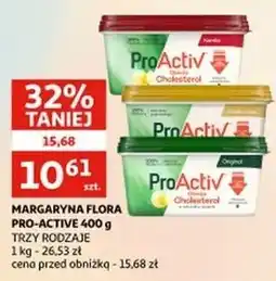 Auchan Margaryna Flora Pro-Activ O Smaku Masła oferta