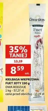 Auchan Fuet extra Costa Brava oferta