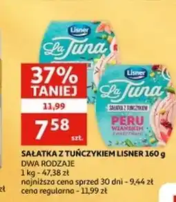 Auchan Sałatka z tuńczykiem w stylu peruwiańskim Lisner La Tuna oferta