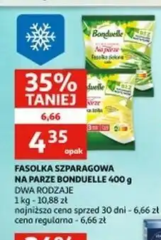 Auchan Fasolka szparagowa żółta na parze Bonduelle oferta