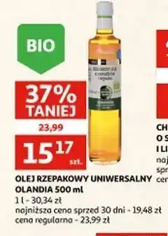 Auchan Olej rzepakowy uniwersalny Olandia oferta