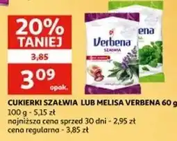 Auchan Cukierki melisa Verbena oferta