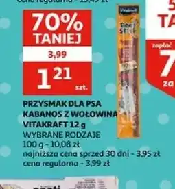 Auchan Przysmak dla psa wołowy Vitakraft Beef Stick oferta