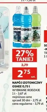 Auchan Napój limetkowo-miętowy Oshee For Bike Riders oferta