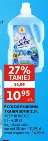 Auchan Płyn do płukania fresh morning Sofin Complete Care oferta