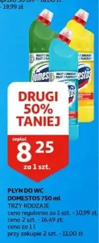 Auchan Płyn do wc citrus Domestos oferta