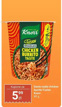 Dino Makaron Fusion Noodles chicken burrito Knorr oferta