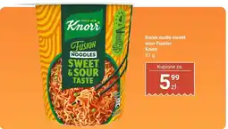 Dino Makaron Fusion Noodles sweet & sour Knorr oferta