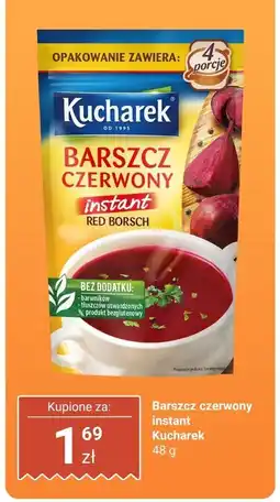 Dino Zupa barszcz czerwony instant Kucharek oferta