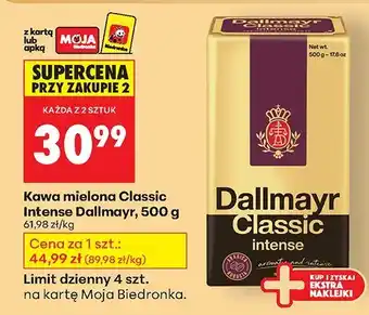 Biedronka Kawa mielona Classic Intense Dallmayr oferta