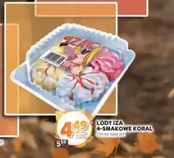 Stokrotka Market Lody Iza 4-smakowe Koral oferta