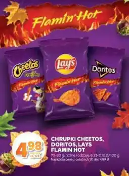 Stokrotka Market Chrupki Cheetos, Doritos, Lays Flamin Hot oferta